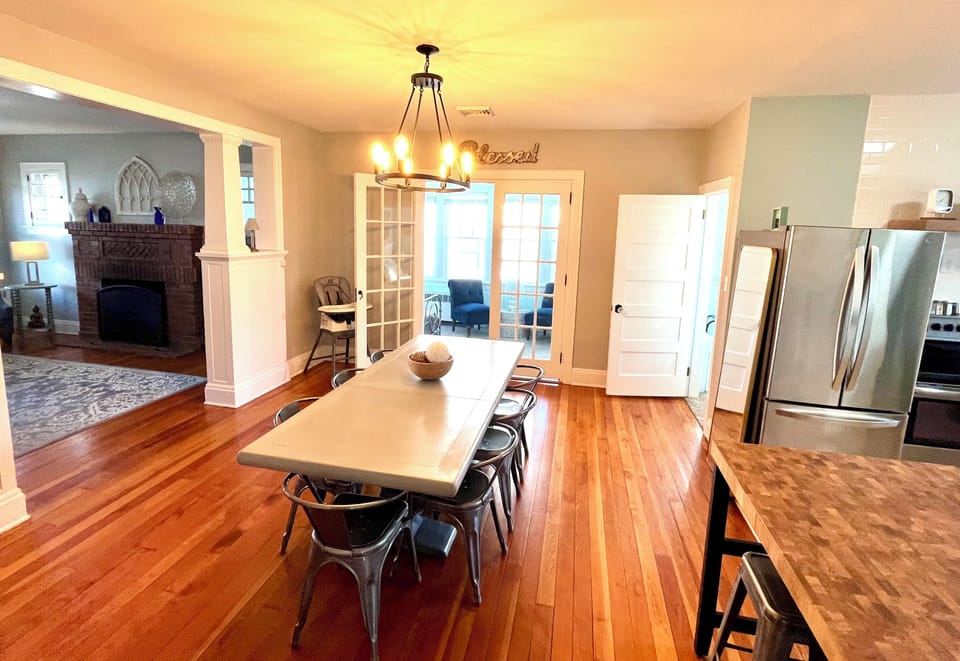 Sun room off of dining room is sure to be a kid favorite!