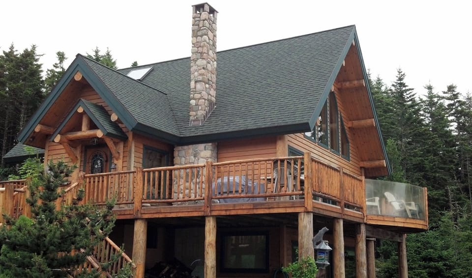 The home has a large porch where you can enjoy your morning coffee