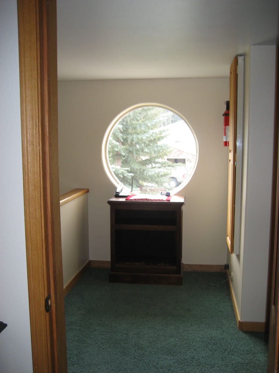 2nd floor Landing with hideaway ironing station