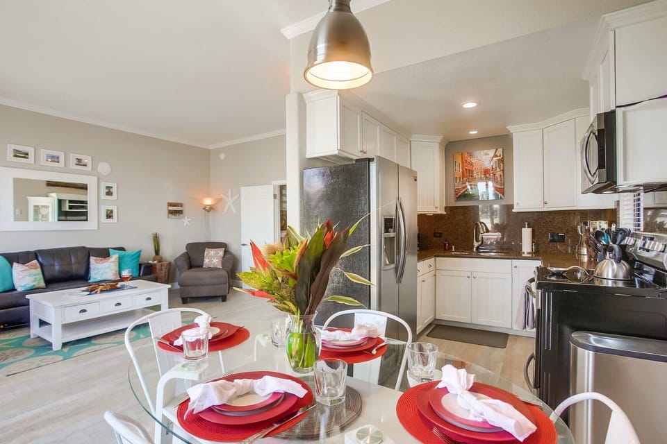 Dining nook towards living room