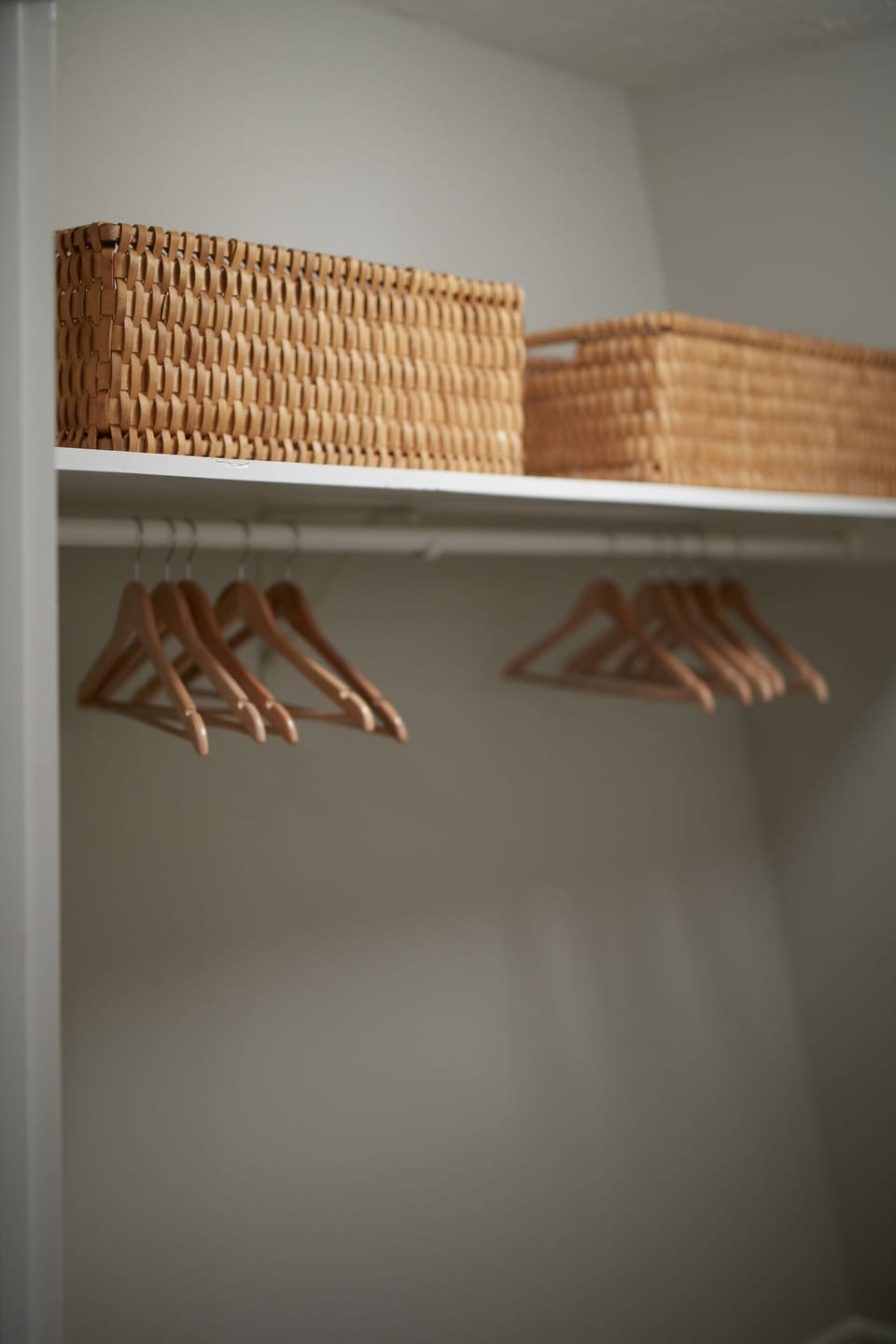 Large, Clean Closets in ALL Bedrooms; Luggage Stands and Hangers Provided 