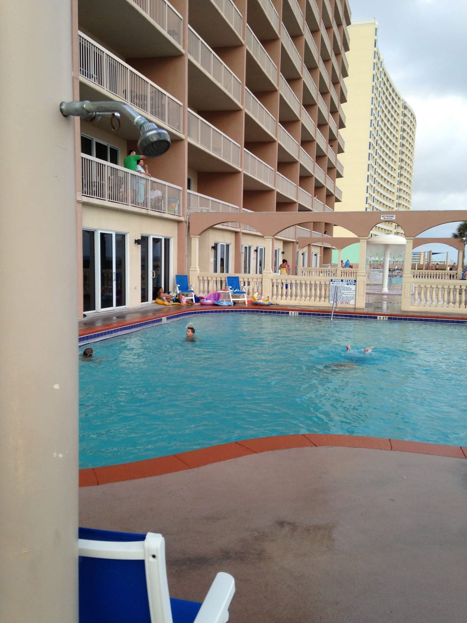 One of the pools