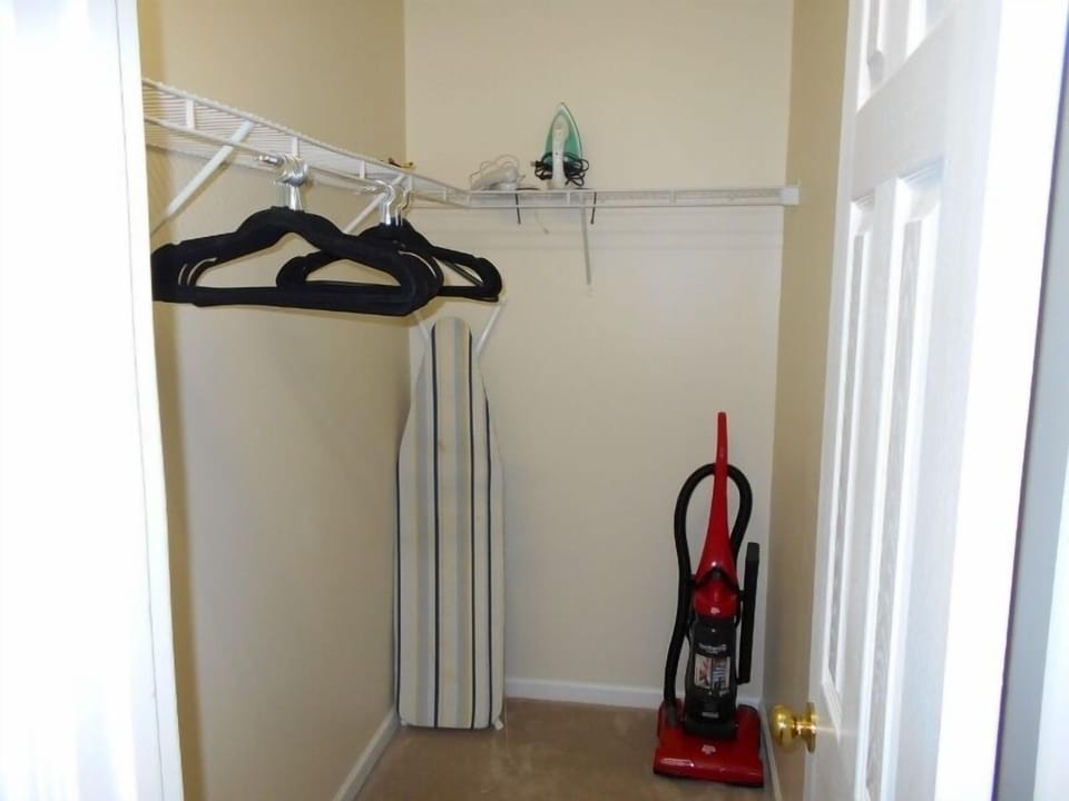 Spacious walk-in closet, master bedroom