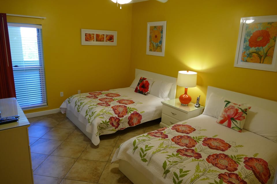 Guest Bedroom with 2 Full size beds and two spacious closets