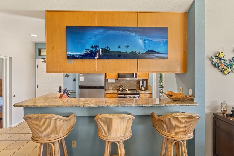 Entry with access to newly remodeled kitchen makes unloading groceries a breeze 