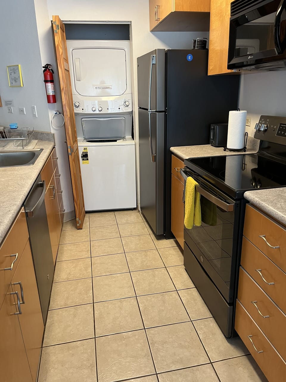 Kitchen plus clothes washer & dryer