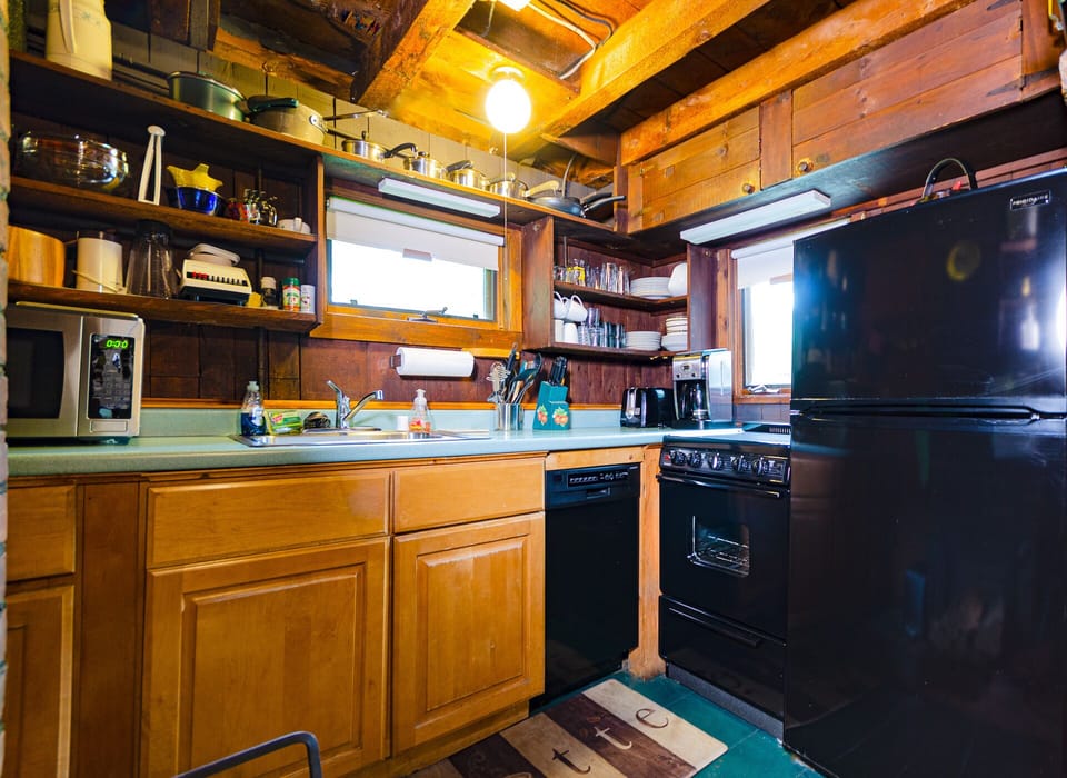 Cole Cabin Kitchen.