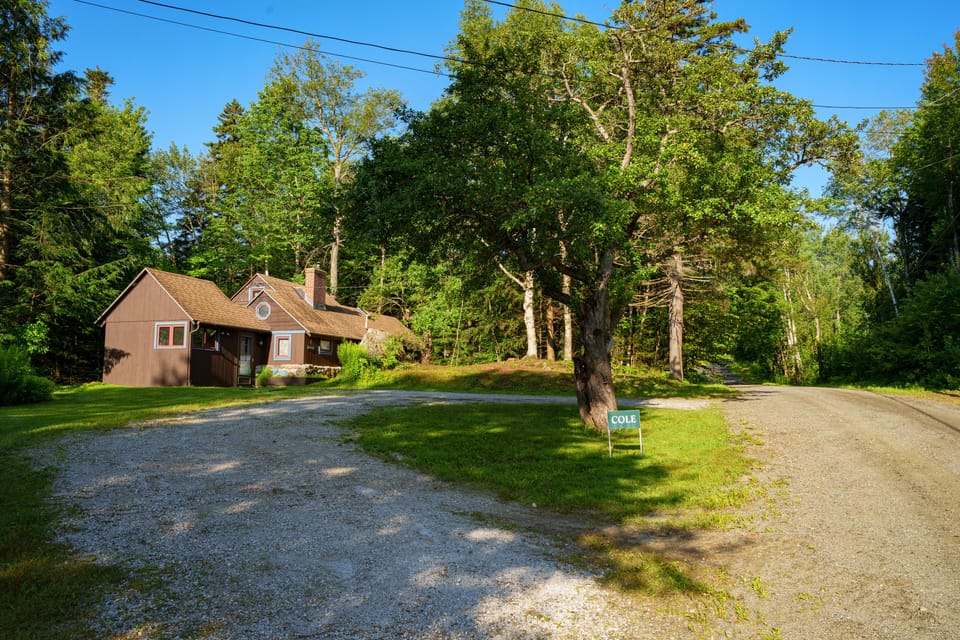 Cole Cabin as seen from the road.