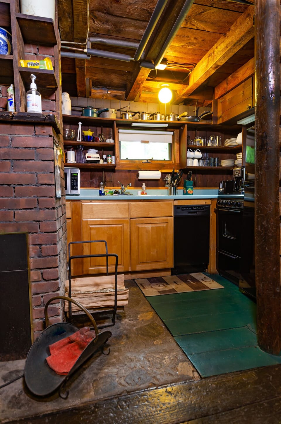 Cole Cabin Kitchen.