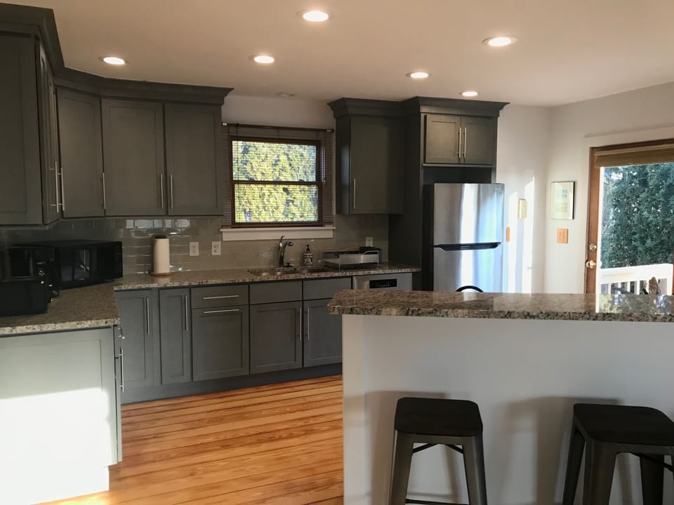 Looking into kitchen