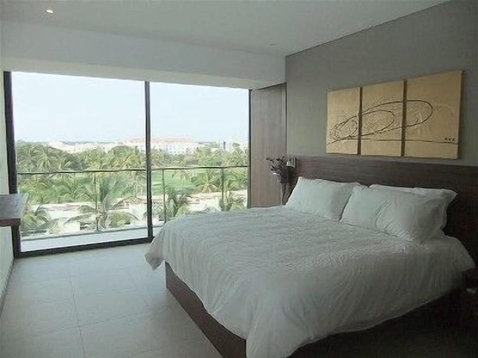 Master bedroom with Marina Golf views