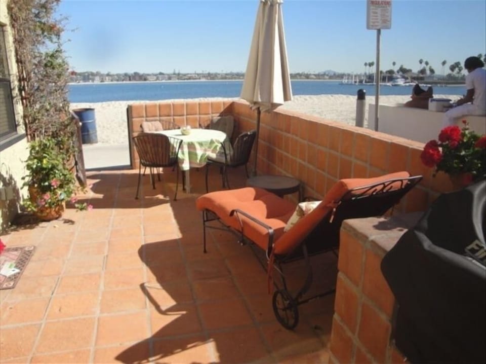 View to bay from patio