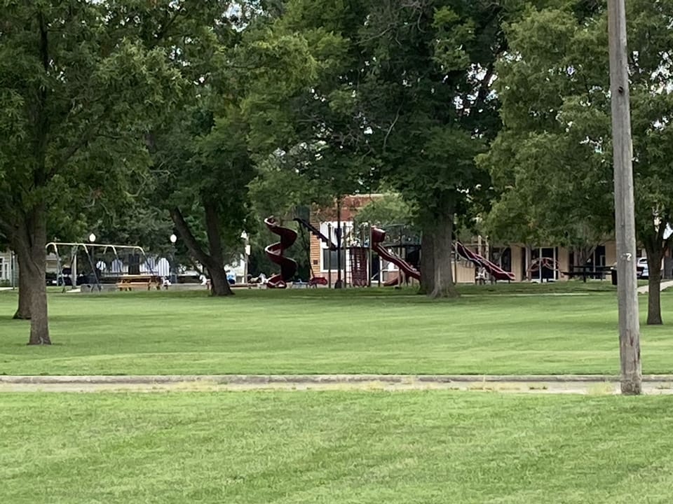 View from house of play ground