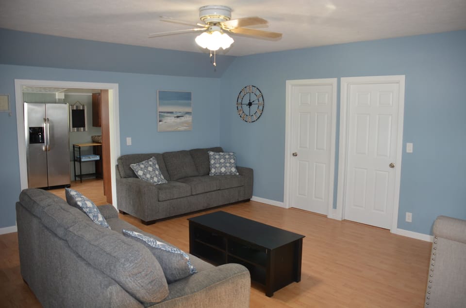 Living Room Leading to Eat-In Kitchen