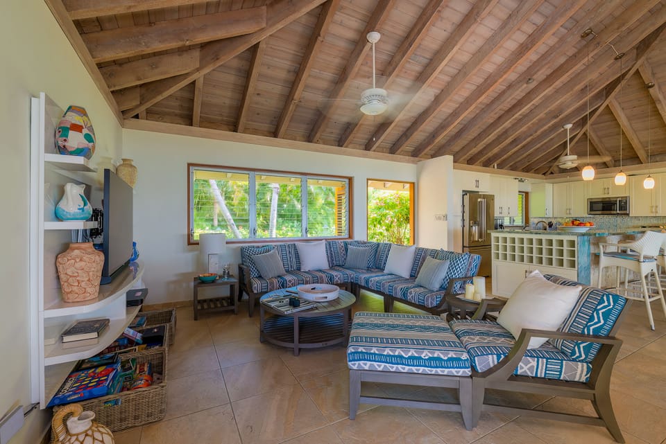 TV room and facing east