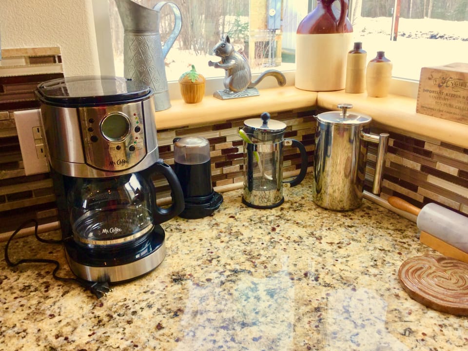 For coffee lovers;  coffee grinder, french press, drip coffee, or percolator 