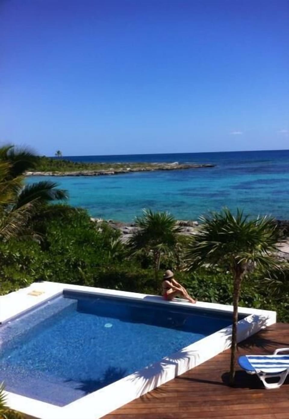 Nothing better than a Pool with an ocean view.