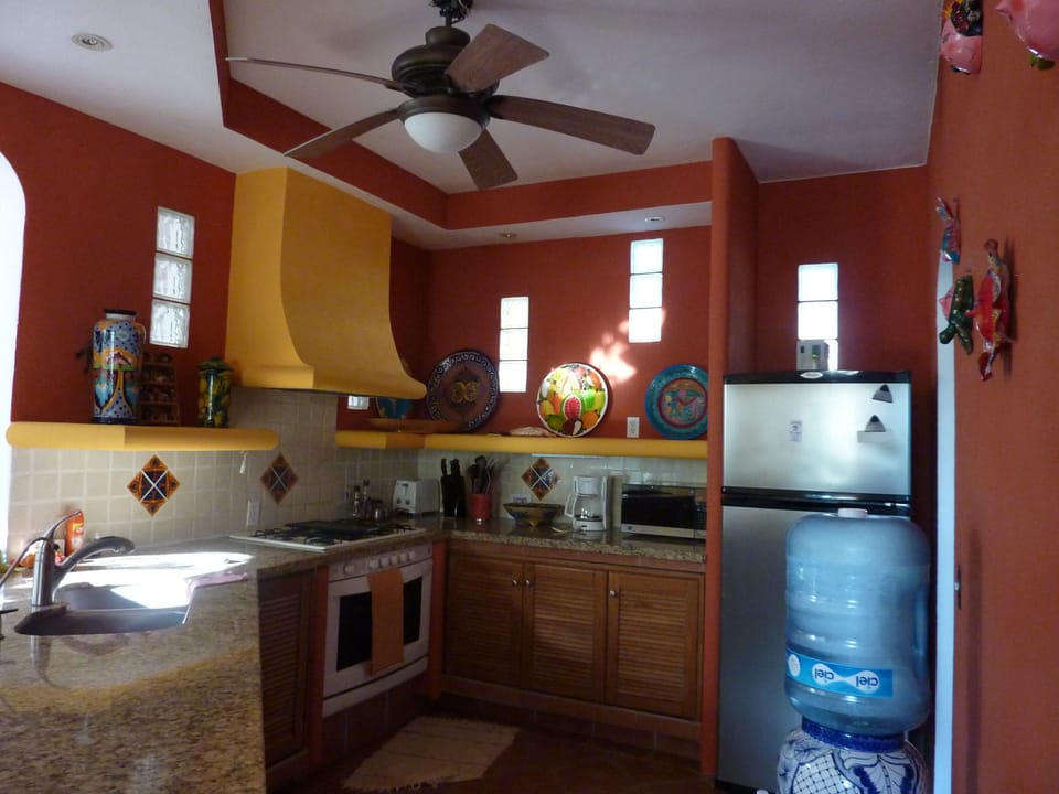 Newly painted kitchen