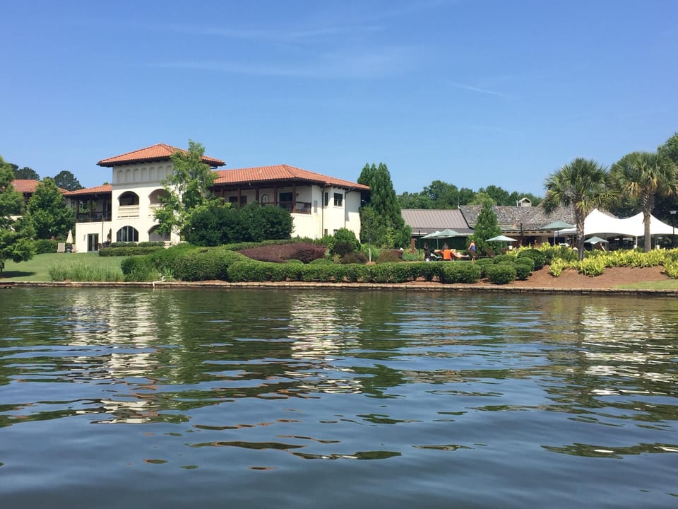 Water view of the villa