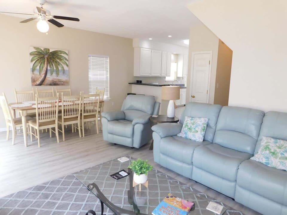 Family room and dining area