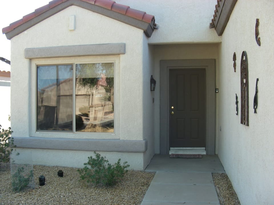 Front entry.