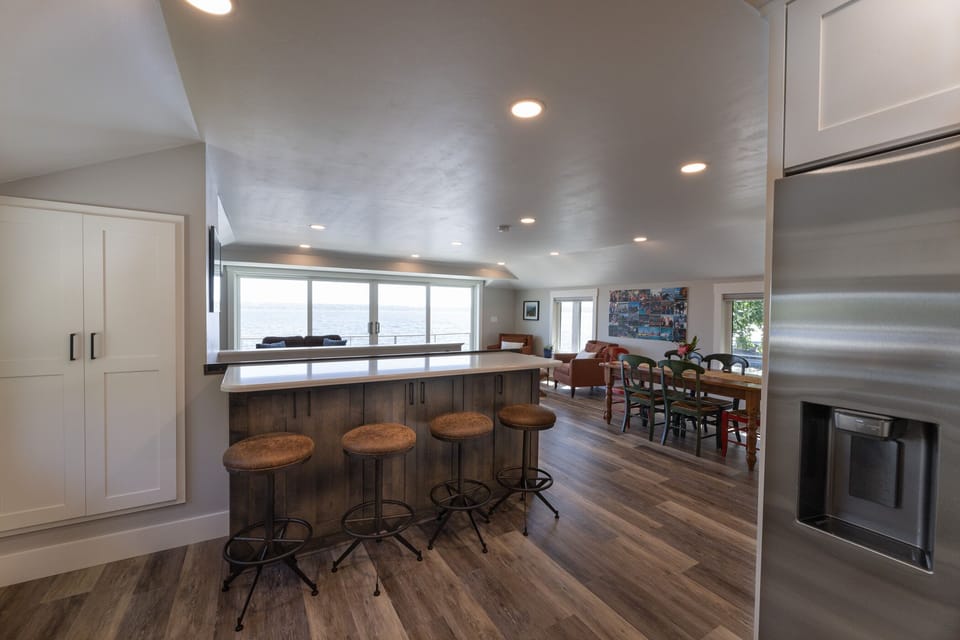 Kitchen open to Living Room
