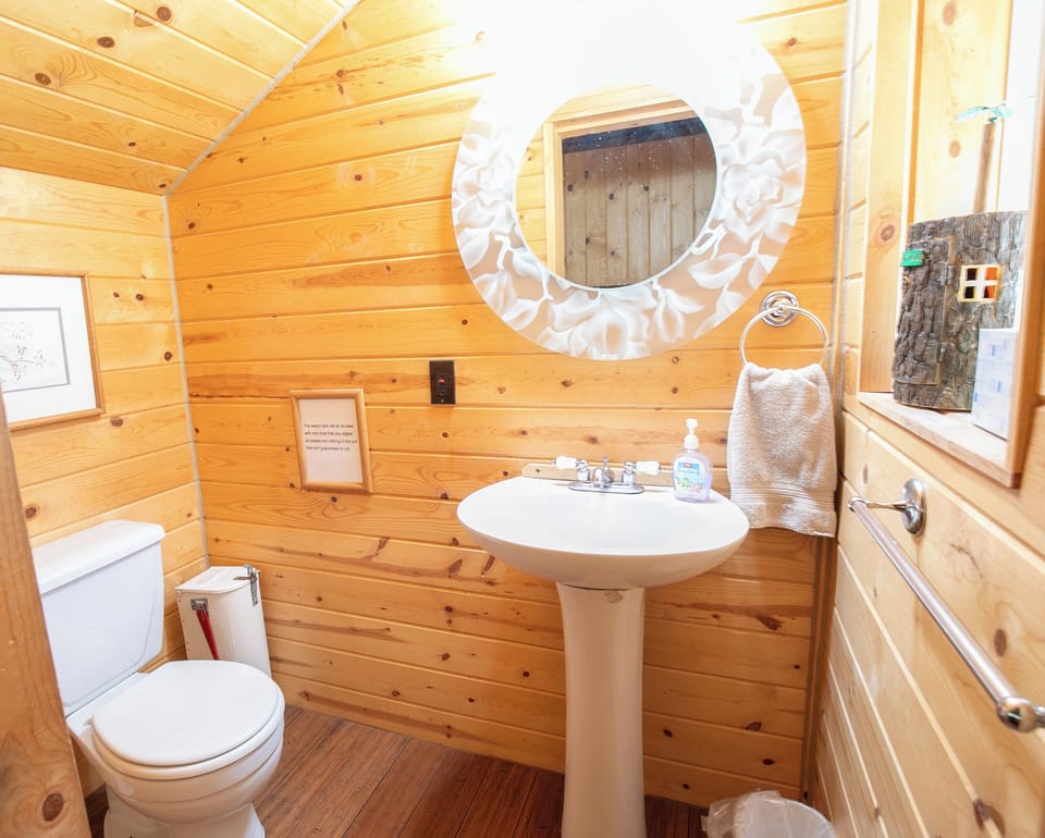 1/2 bath- first floor
