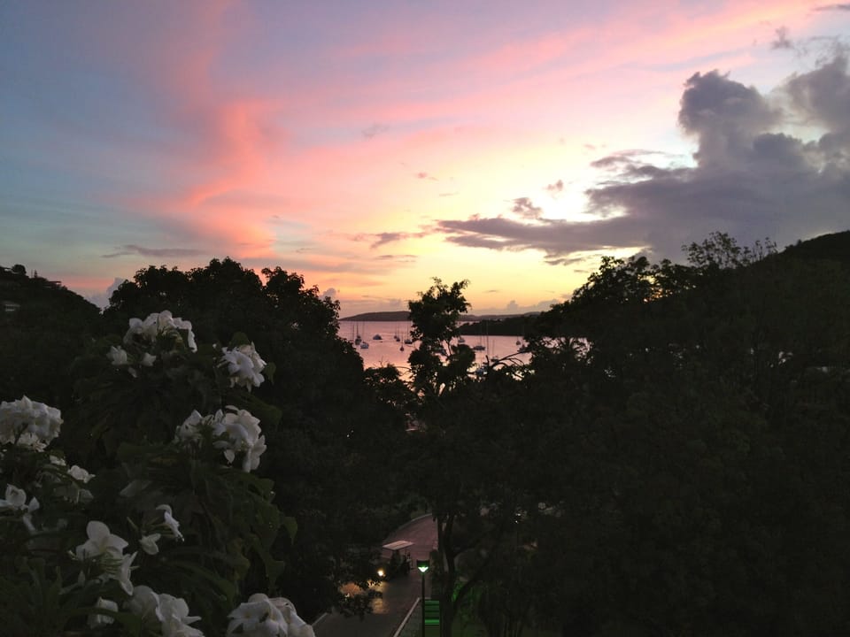 Sunset over Great Cruz Bay