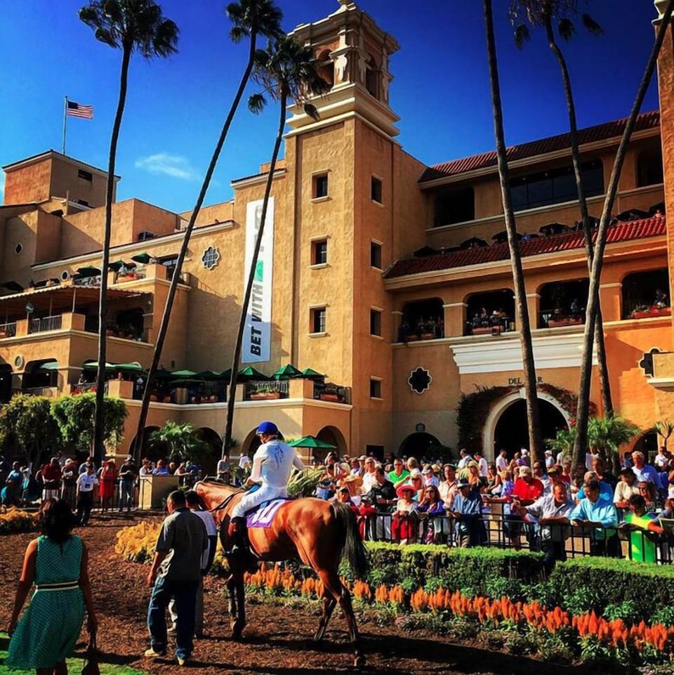 This home is a few miles from the Del Mar Races & Fall Season runs 10/29-11/29.