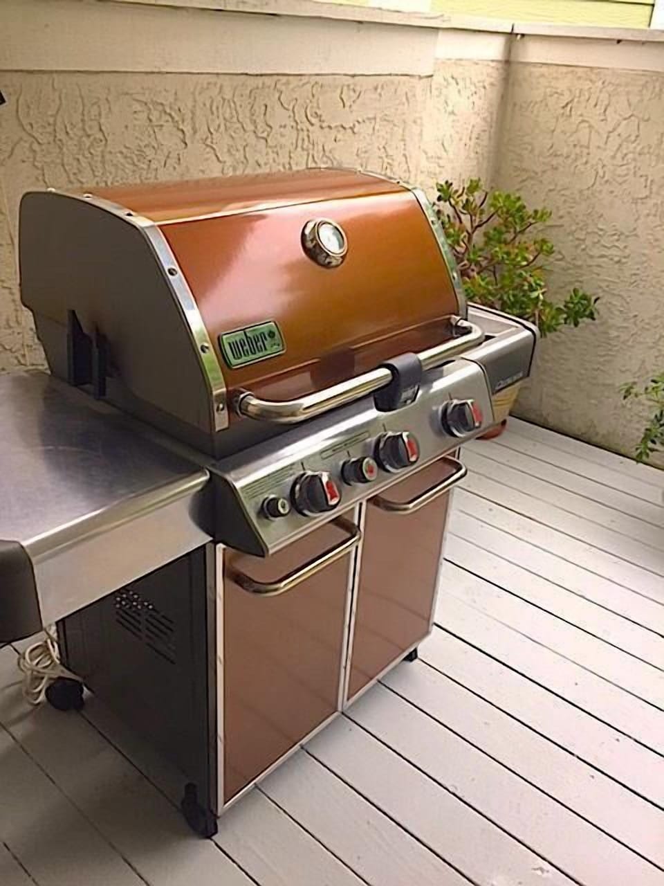 Back patio BBQ