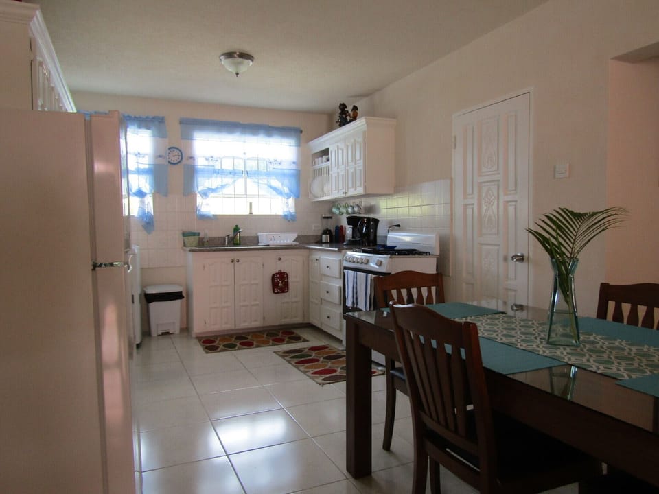 The kitchen is very spacious