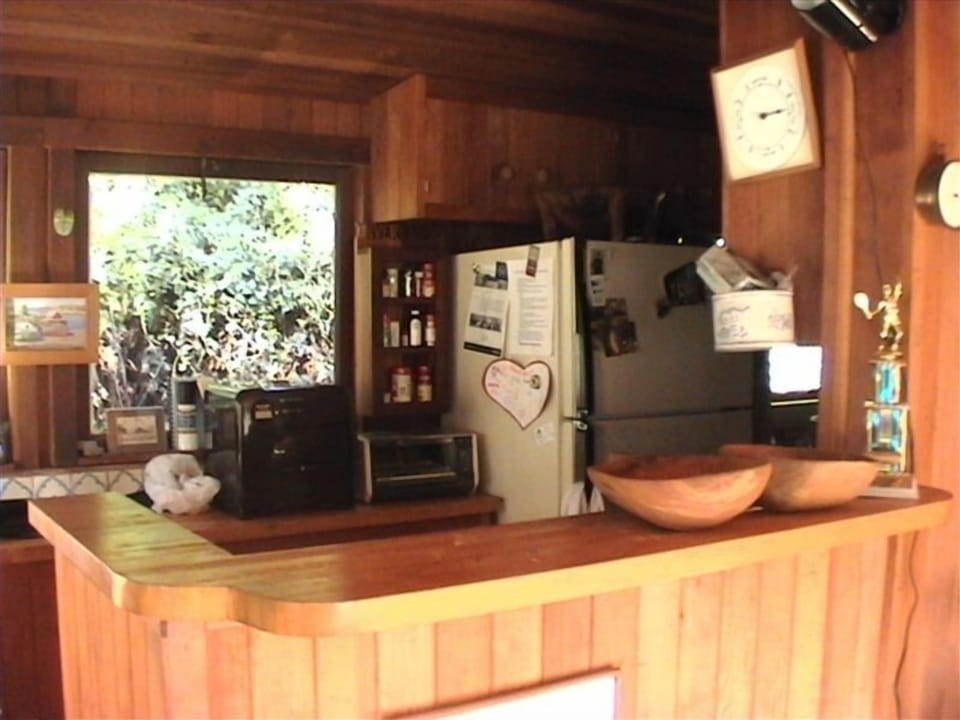 Main cabin kitchen as seen from living room