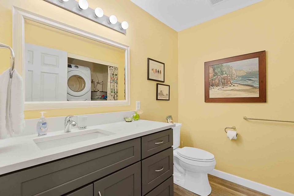 Bathroom 2 - Half bath & Laundry room