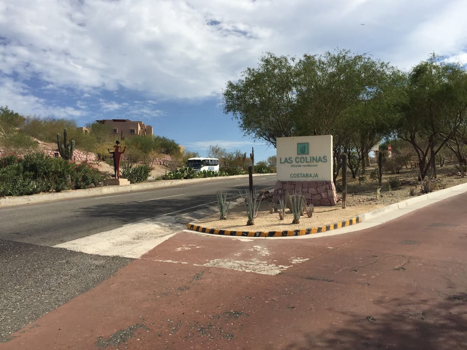 Main entrance to the gated community