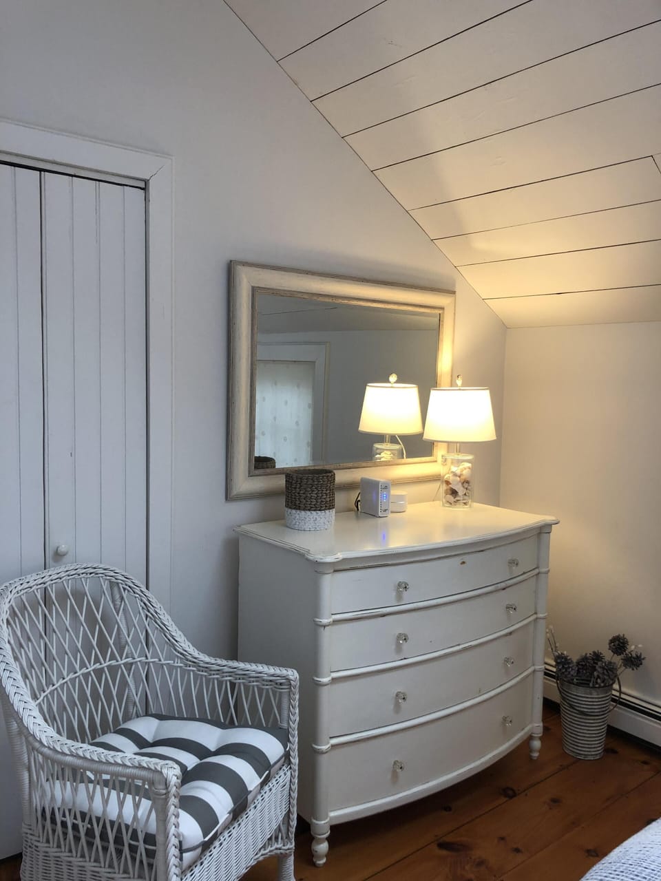 Chest of drawers for your use.