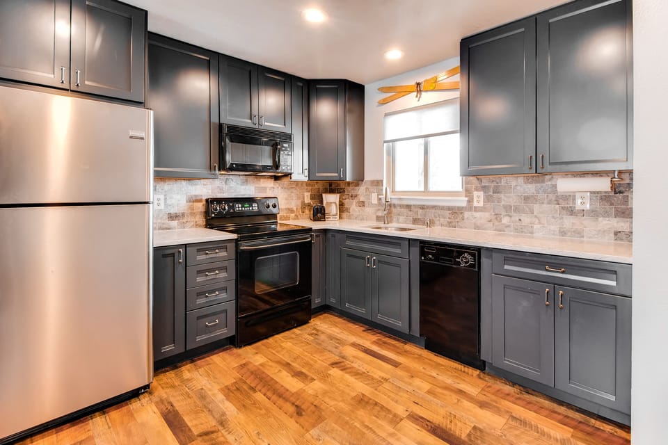 Remodeled kitchen