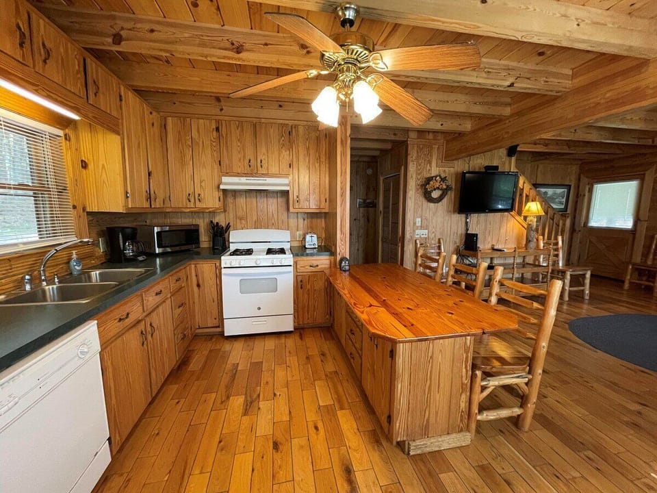 Kitchen, Open to Living Room