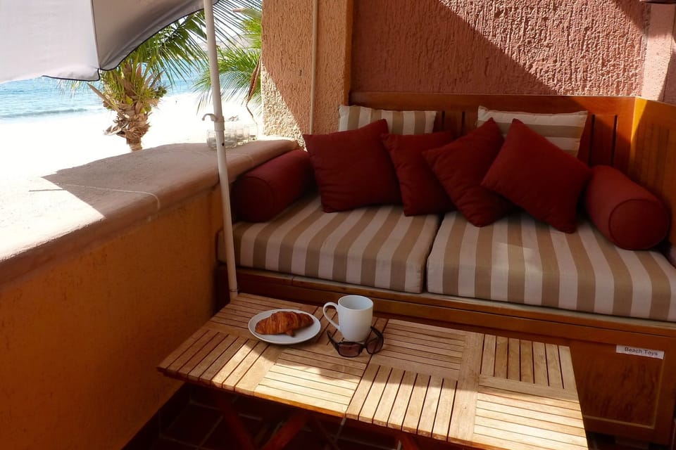 Oceanfront balcony