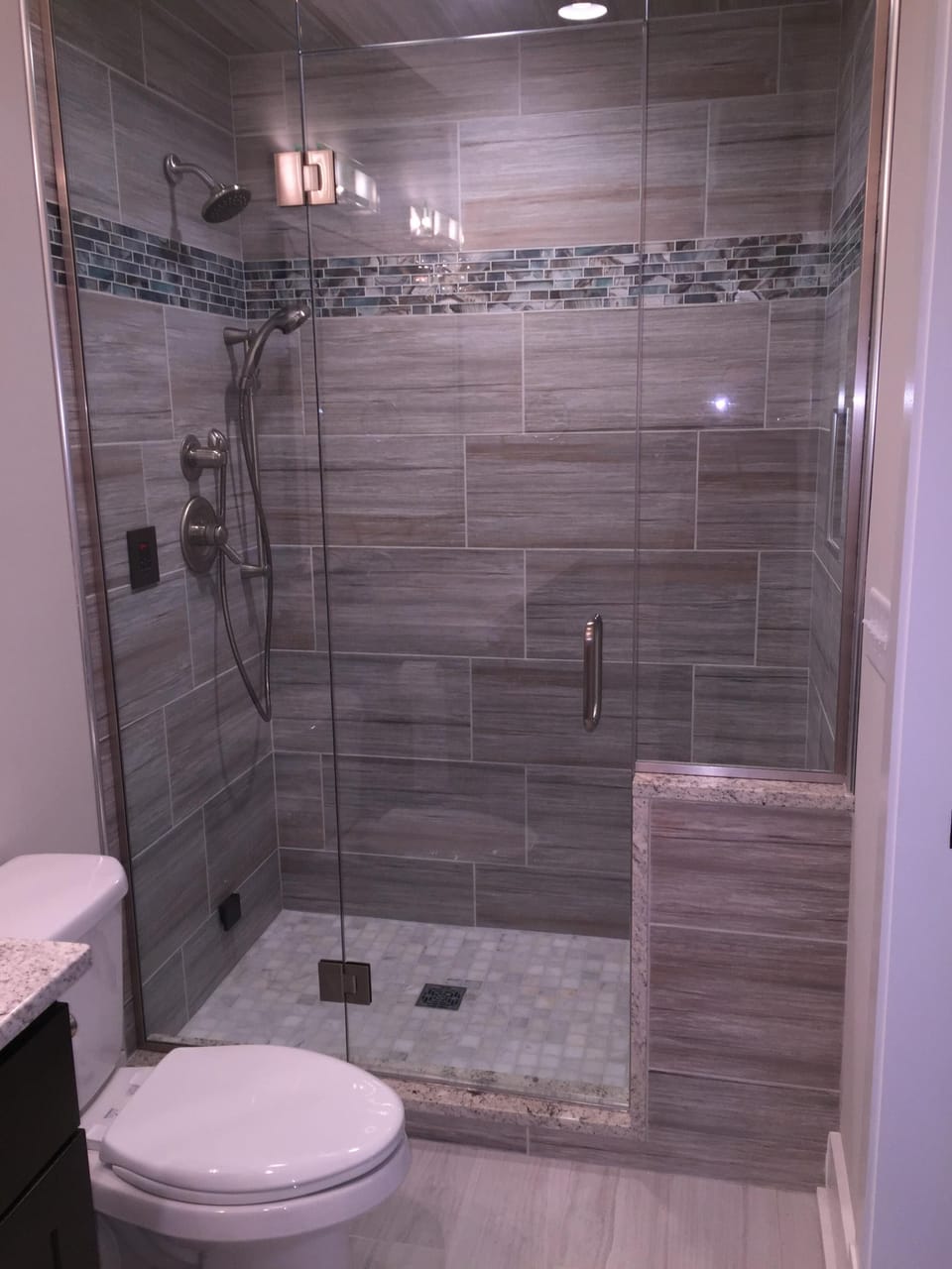 Steam shower in Master Bathroom
