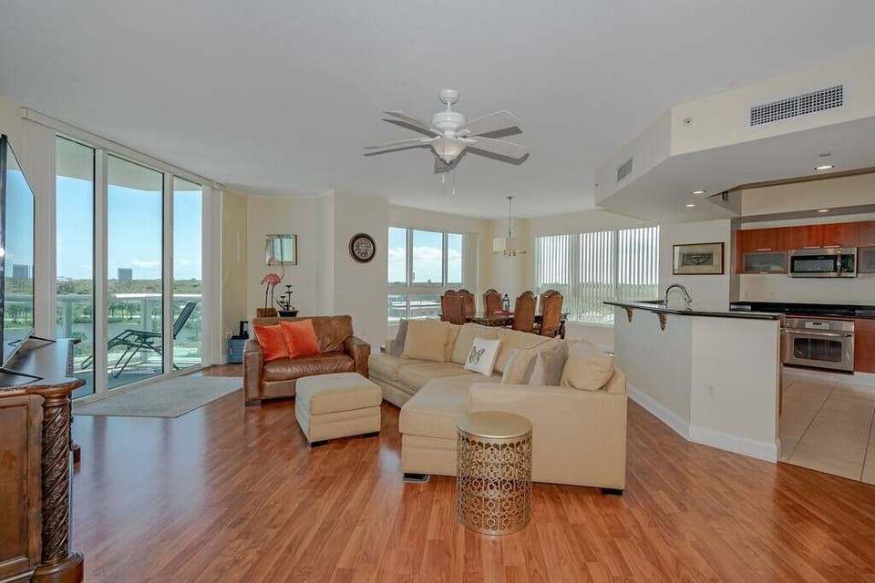 view in living room 