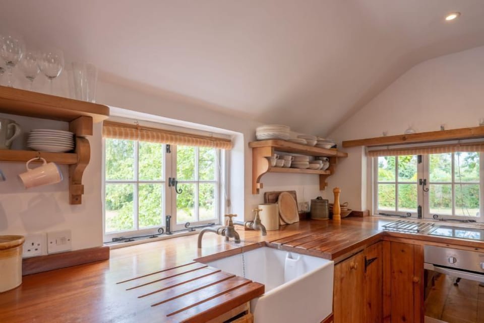 Ground floor: The kitchen has loads of character