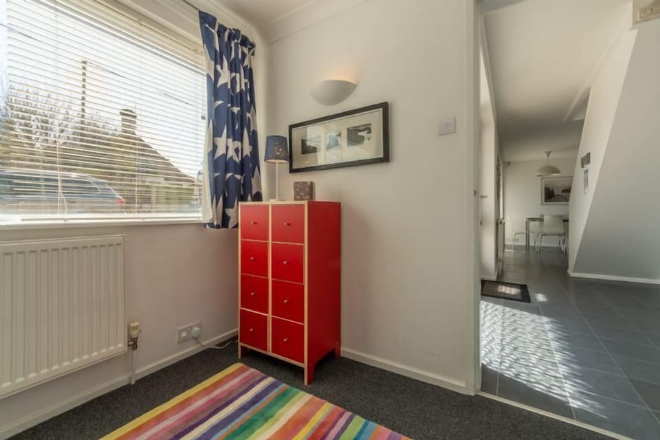 Ground floor: Bedroom four looking towards utility