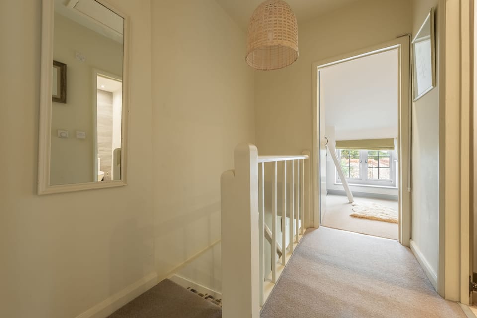 First floor: Landing and family bedroom
