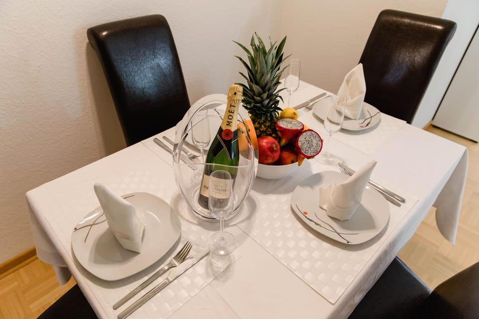 dining table in the living room 