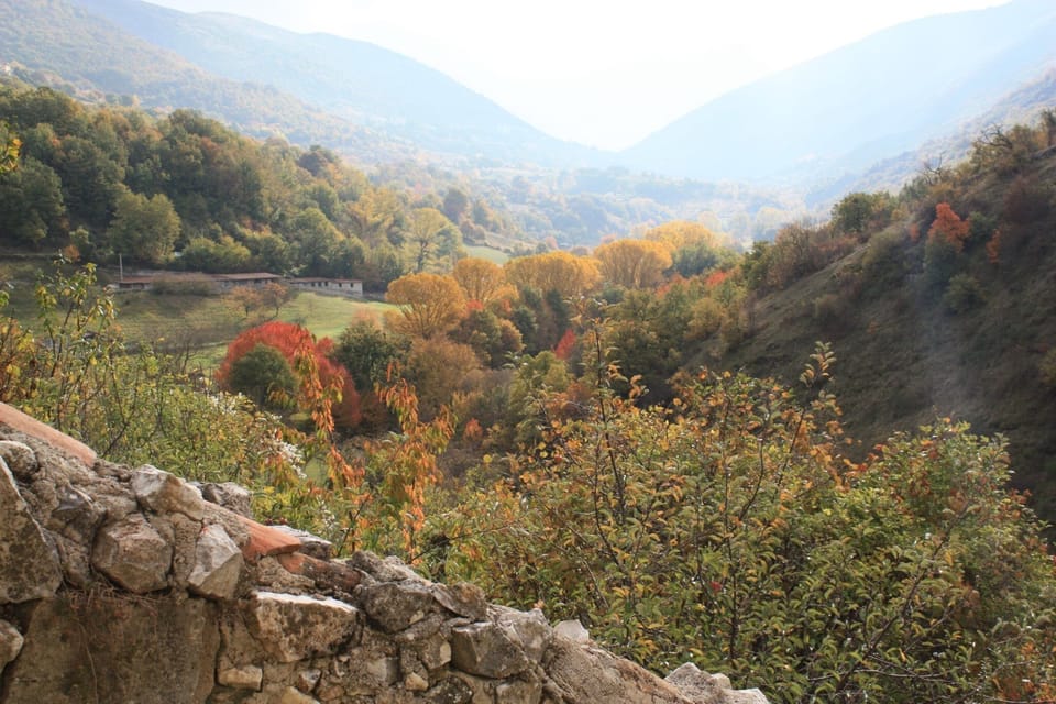 View of the valley from the terrace
