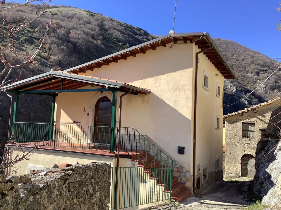 Outside - steps to entrance