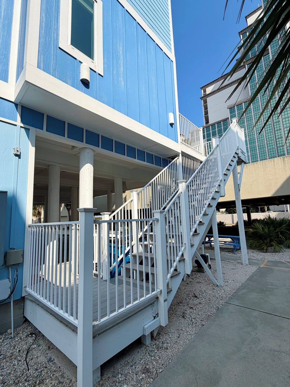 Stairs to the front door
