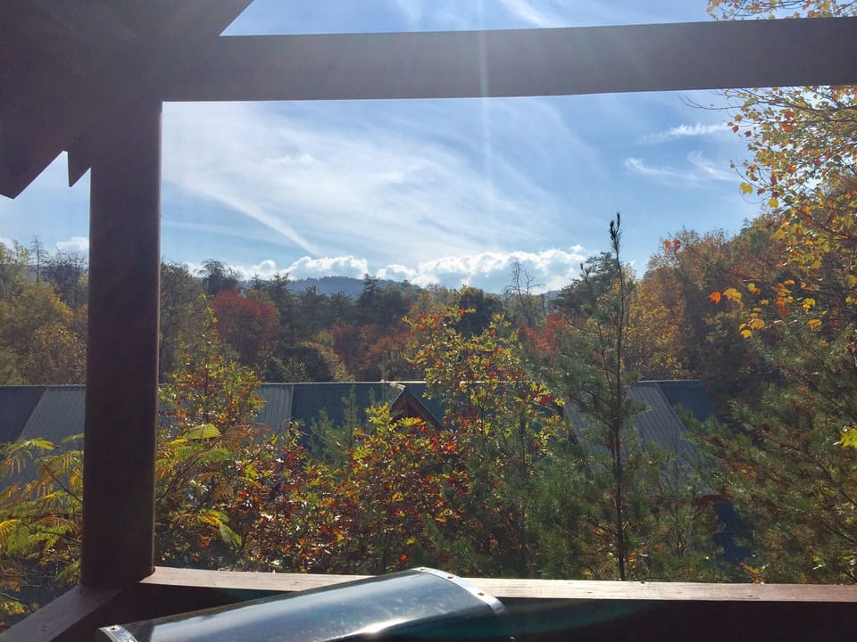 View from deck
