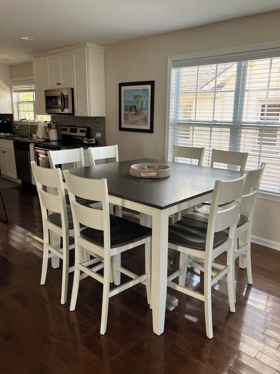 Kitchen table seats 8