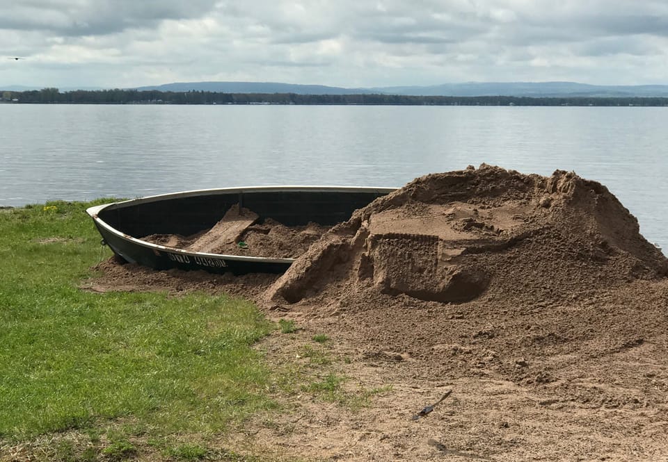 Sand Boat Play Area